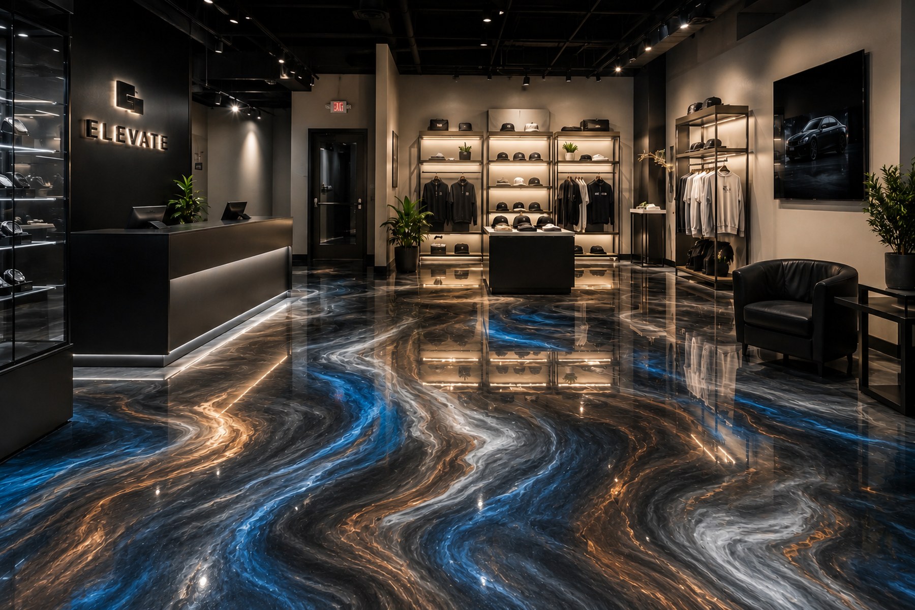 Metallic Epoxy Flooring Tampa Bay